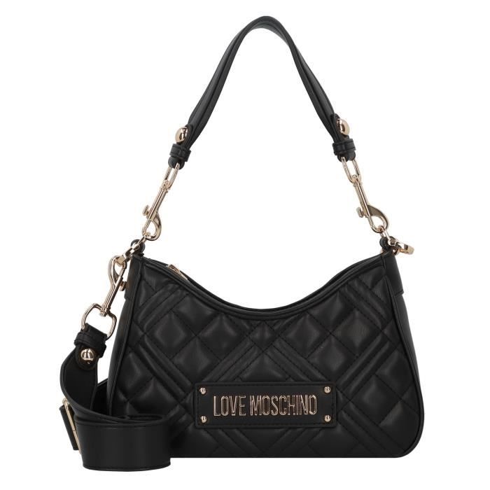 Sac à bandoulière - LOVE MOSCHINO - Quilted - 25 cm - Noir - Synthétique