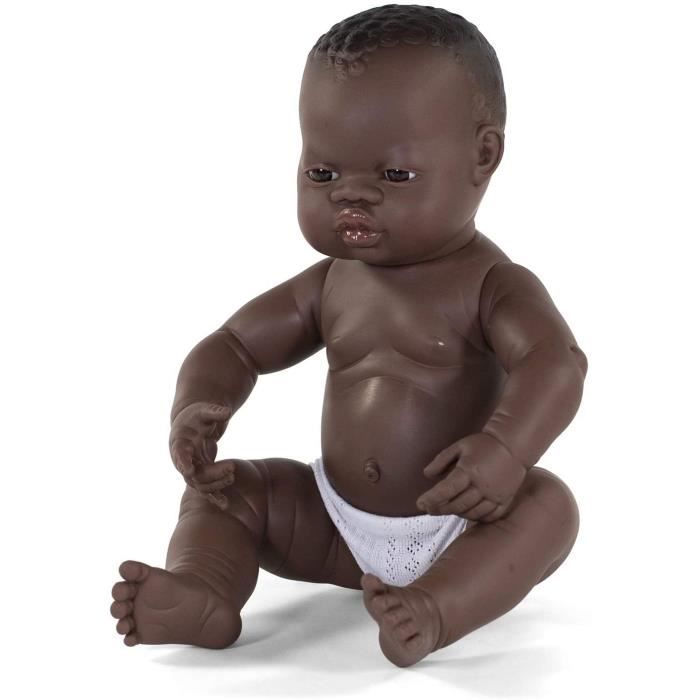 Nice2you Poupée Noire 10 Pouces Poupee Bebe Poupée Africaine pour Enfants Mode Jouer Poupon Meilleur Cadeau pour Enfants Filles