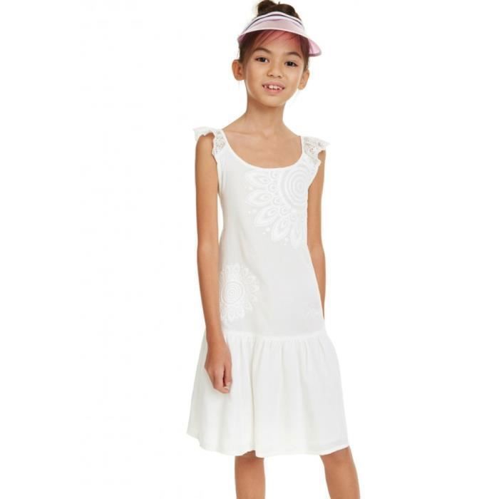 robe blanche fille 12 ans