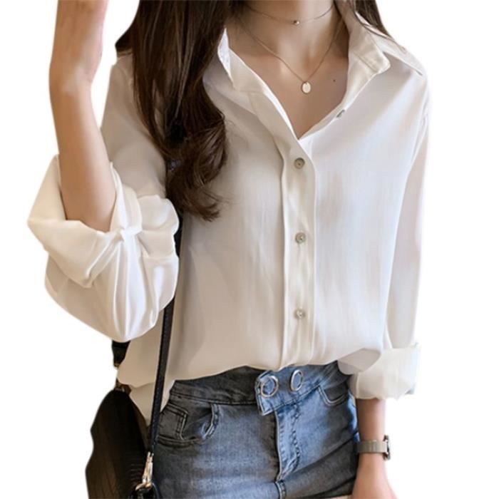 chemise femme blanche