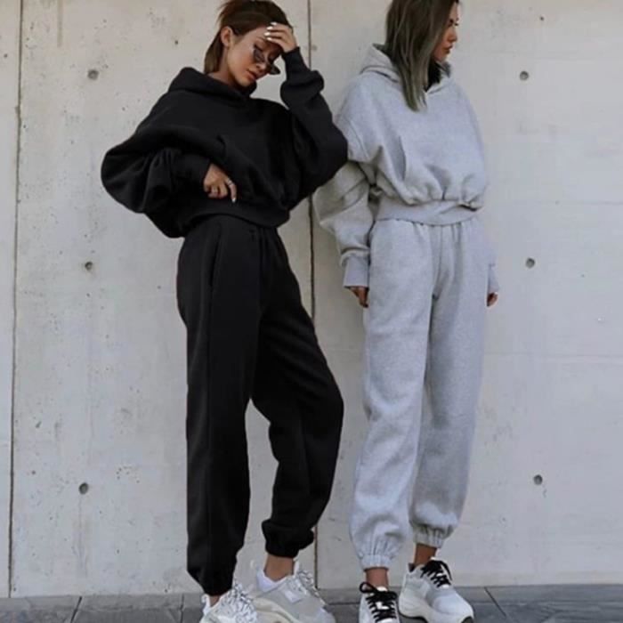 Ensemble 2 Pièces Femme Survêtement Femme 2 Pièces Tomwell - Manches Longues, Décontracté, Idéal Pour Loungwear Et Sport Ensemble 2 Pièces Femme Survêtement Femme 2 Pièces Tomwell - Manches Longues, Décontracté, Idéal Pour Loungwear Et Sport
