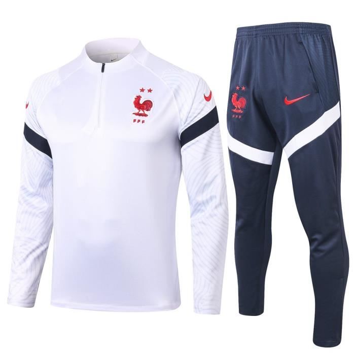 Maillot Equipe De France 21 22 De Football Pour Garcon Enfant Nouveau Survetement De Foot Kit Cdiscount Sport