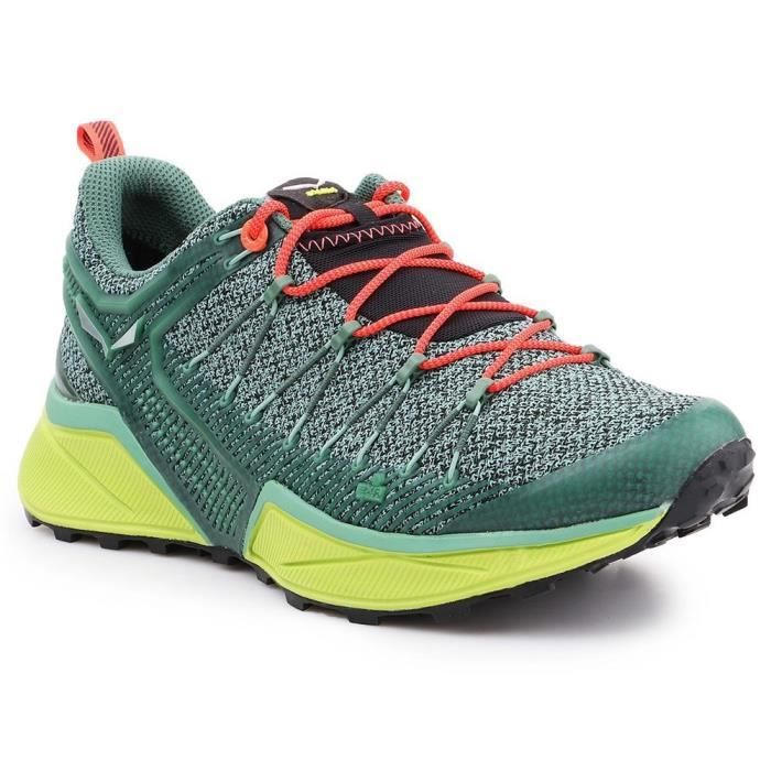 Chaussures de Randonnée SALEWA WS Dropline Vert - Femme/Adulte - Alpinisme - Montagne - Respirant Chaussures de Randonnée SALEWA WS Dropline Vert - Femme/Adulte - Alpinisme - Montagne - Respirant