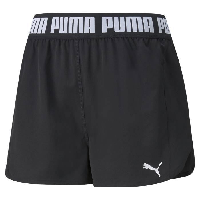 PUMA - SHORT DE SPORT - TRAINING FITNESS - Femme - Noir