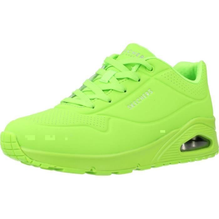 Skechers Basket - SKECHERS - 136718 - Vert - Femme - Adulte - Lacets - Synthétique