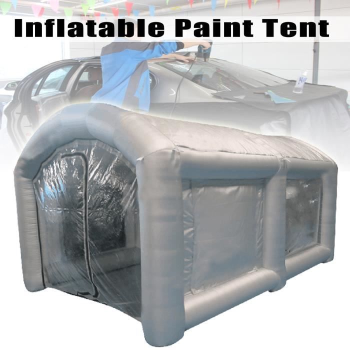 NEUFU Gonflable Géant Voiture Pulvérisation Cabine de Peinture Tente Spray  4x2.5x2.2m - Cdiscount Auto