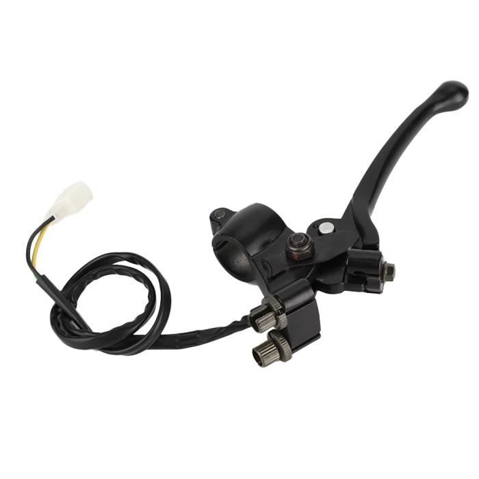 Leva Freno Moto Salt In Alluminio, Lato Destro Nero, Manubrio 22,2 Mm