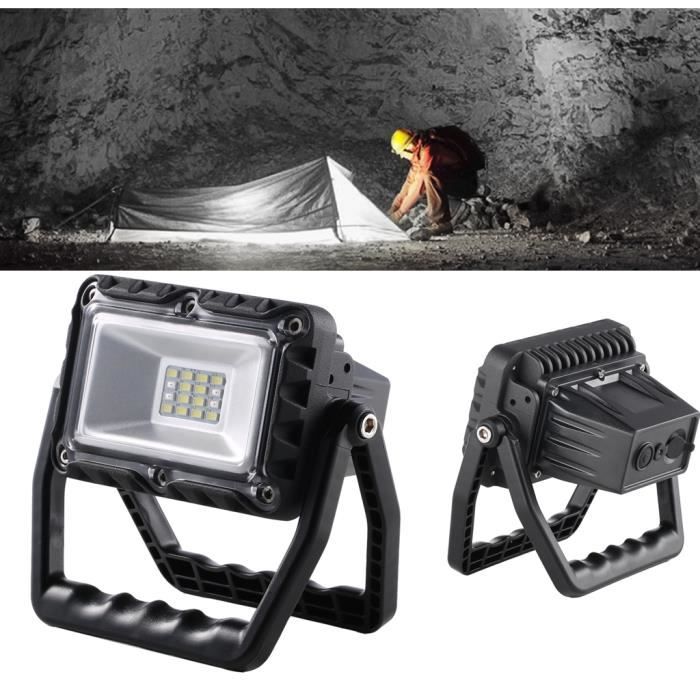 Proiettore LED Portatile Da Cantiere, Luce Da Esterno Con Cavo, Economico, Nuovo