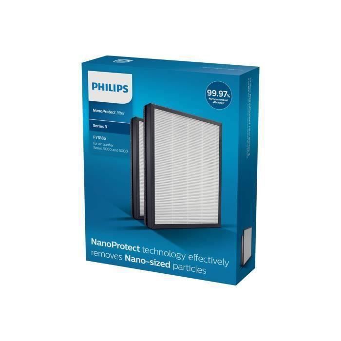 Filtre HEPA NanoProtect original pour purificateurs d'air Philips séries 5000 et FY518530
