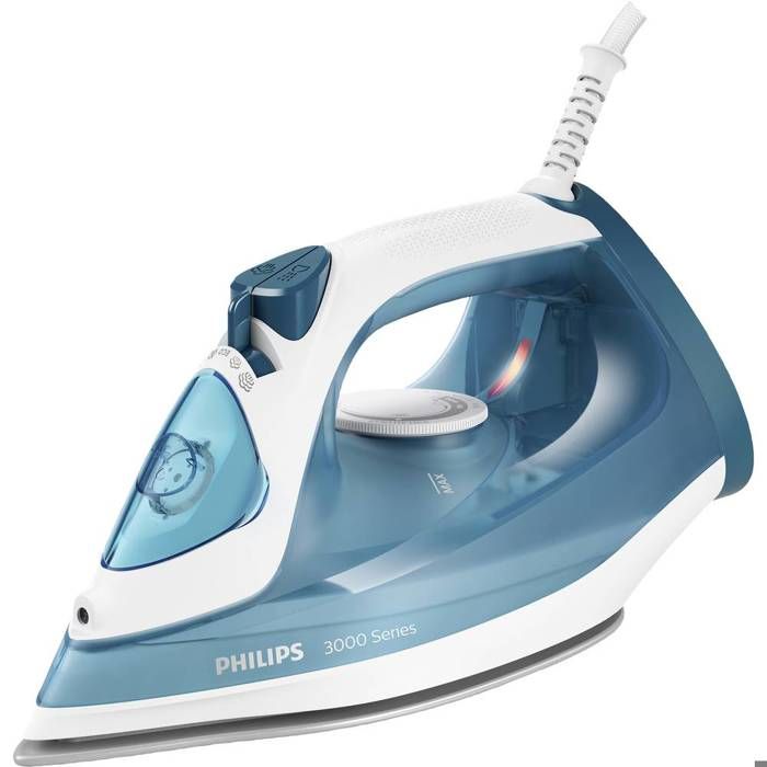 Fer à Repasser à Vapeur KIWI 85299 - Puissance 2200W - Réservoir 260ml - Couleur Bleu Et Blanc
