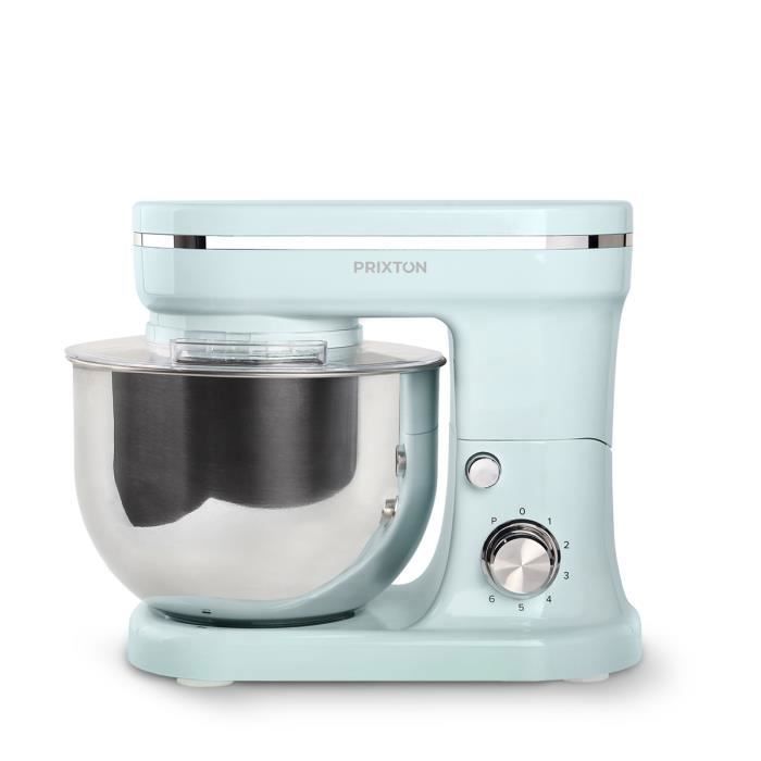 Robot Pâtissier 4L 700W - 6 Vitesses, Bol Inox, Tête Inclinable, Accessoires Lave-Vaisselle - Parfait Pour Gâteaux, Pains Et Meringues