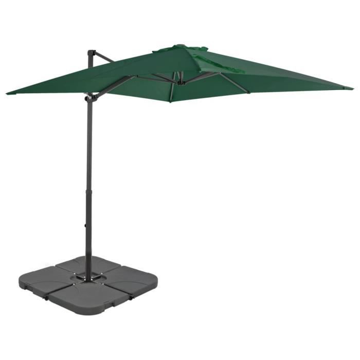 Parasol avec base portable Vert - Pwshymi - D12880 - Cdiscount Jardin