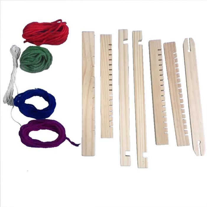 Métier à tisser multi-artisanat en bois avec support pour débutants adultes et enfants – métiers à tisser à tisser à la main avec cadre extra large, machine à tisser tricotée à la main Métier à tisser multi-artisanat en bois avec support pour débutants adultes et enfants – métiers à tisser à tisser à la main avec cadre extra large, machine à tisser tricotée à la main