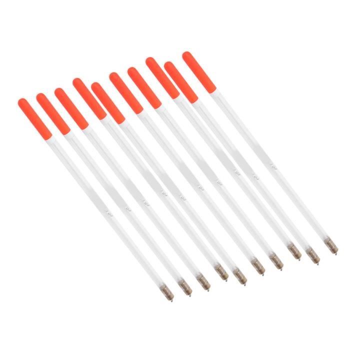 Kit de Bobber de Pêche, Flotteur de Pêche en Plastique, 10 Pièces, Multi-usages, Accessoires pour Appâts