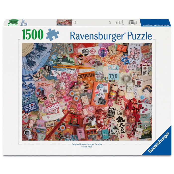 Puzzle 1500 pièces : Voyage à Tokyo Ravensburger France