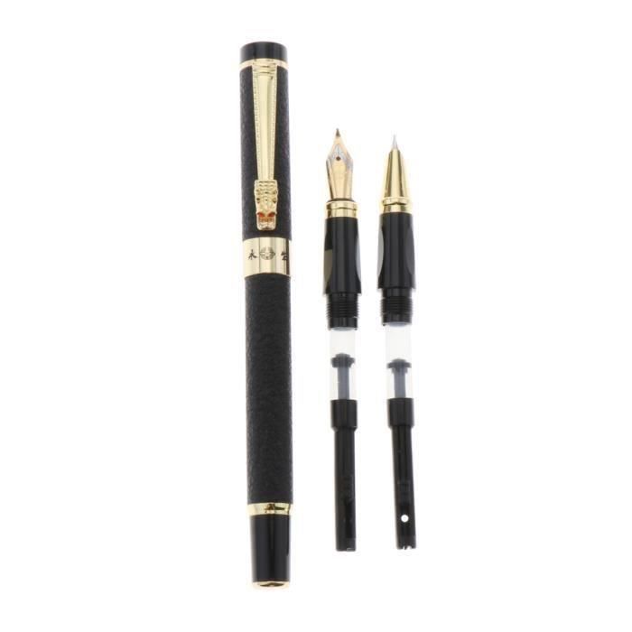 Stylo De Signature Fixé Avec Chaîne - Support Comptoir Acier - Pour Banque, Hôtel, Accueil - Noir, Personnalisable