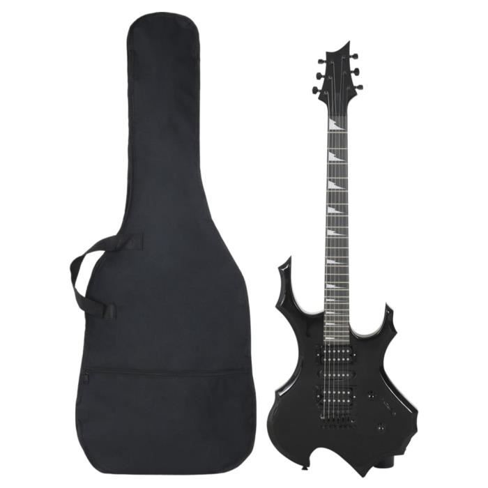 Sac A Dos Pour Guitare HOHIYO Sac Pour Guitare Électrique 39 Pouces - Étui Souple Rembourré, Bleu, Poches, Transport Facile Protection Guitare Transport