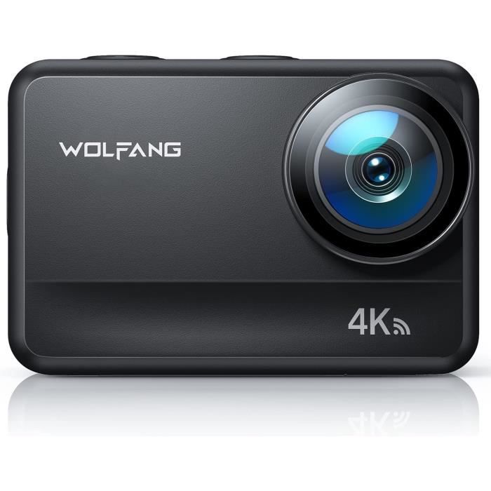 Andoer Kit Caméra Vidéo Numérique WiFi 4K/60FPS 48MP Avec Microphone, Télécommande, 2 Piles, Objectif De Caméra, Poignée Avec Zoom 16X, écran Tactile De 3 Pouces, Vision Nocturne Infrarouge