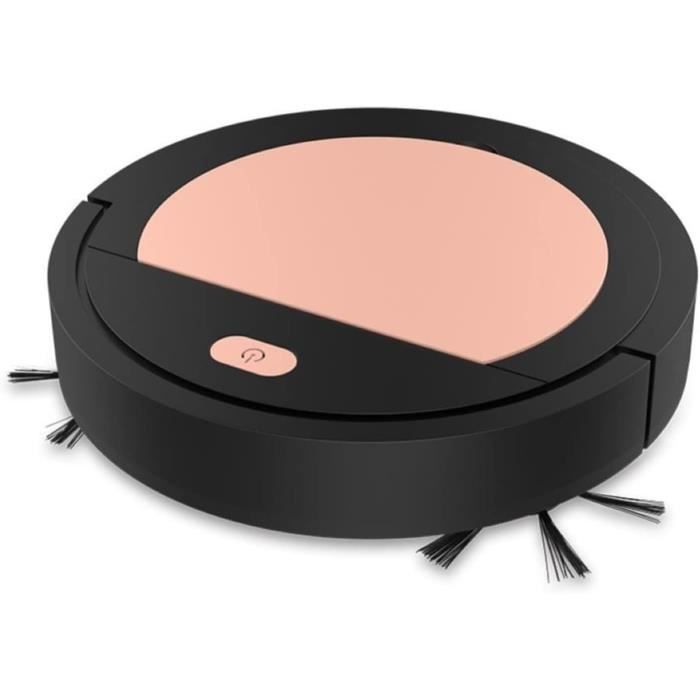 Robot Aspirateur Intelligent 3 En 1 Rechargeable - Balayage, Aspiration Et Nettoyage Pour Sols Durs