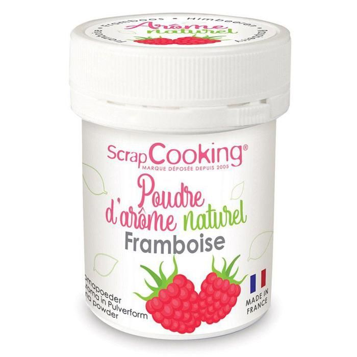 Arôme alimentaire naturel en poudre 15 g - framboise