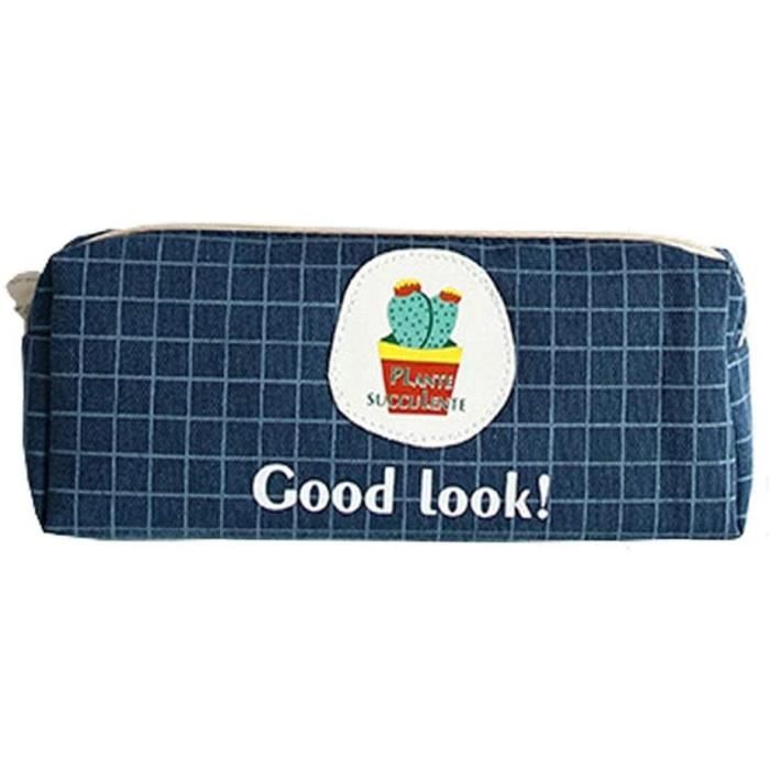 Rose - Trousse à Crayons Multifonction, Grande Capacité, Trousse à