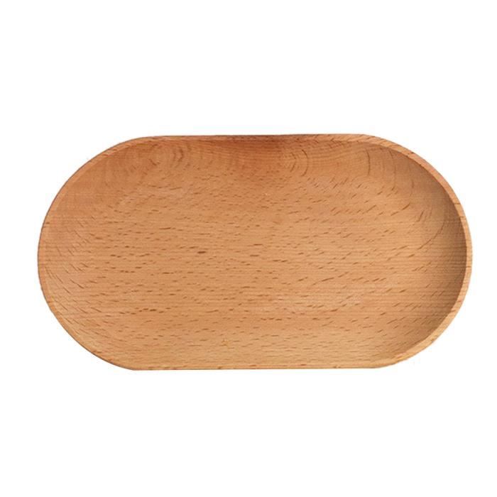 Plateau en Bois de Style Japonais Plateau de Desserts de Café Plateau