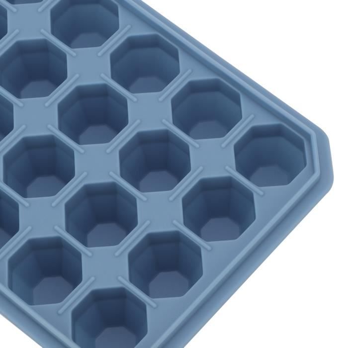Sonew Moule à glaçons en silicone 24 compartiments avec couvercle Idéal pour glaçons, chocolat