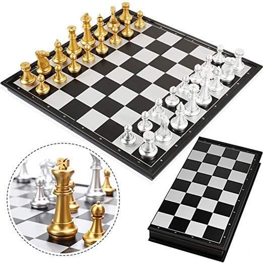 Jeu D'échecs Magnétiques Portables Et Stockables, En Plastique, Pour  Voyage, Accessoires De Jeux, Cadeau De Divertissement Pour Enfants - Jogos  De Xadrez - AliExpress