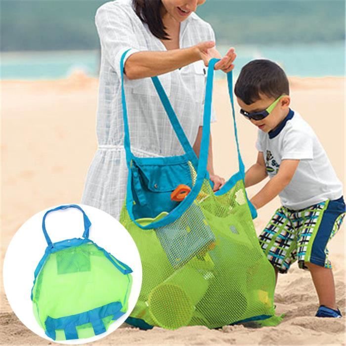 Sac De Plage Portable, Filet Pliable, Sac De Natation Pour Enfants