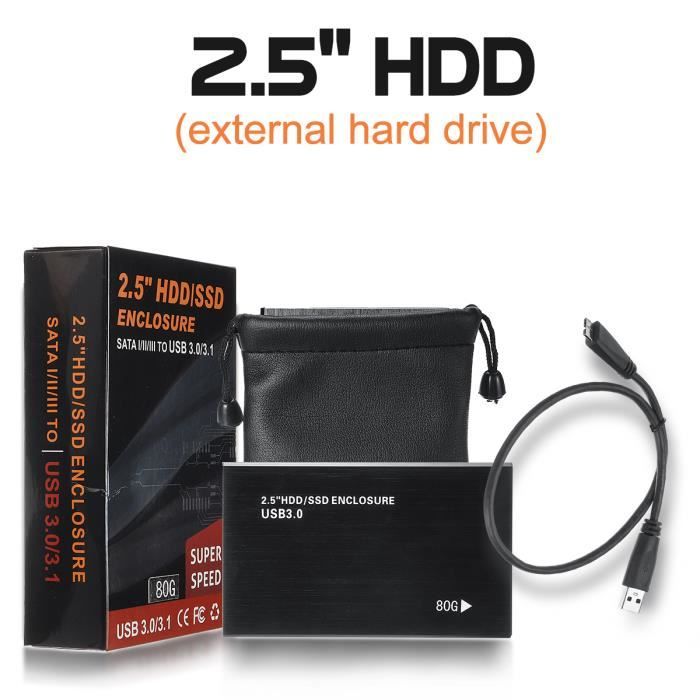 Disque Dur Externe USB 3.0 Pour Ordinateur Portable Mac PS4 Xbox One 500GO  - Cdiscount Informatique