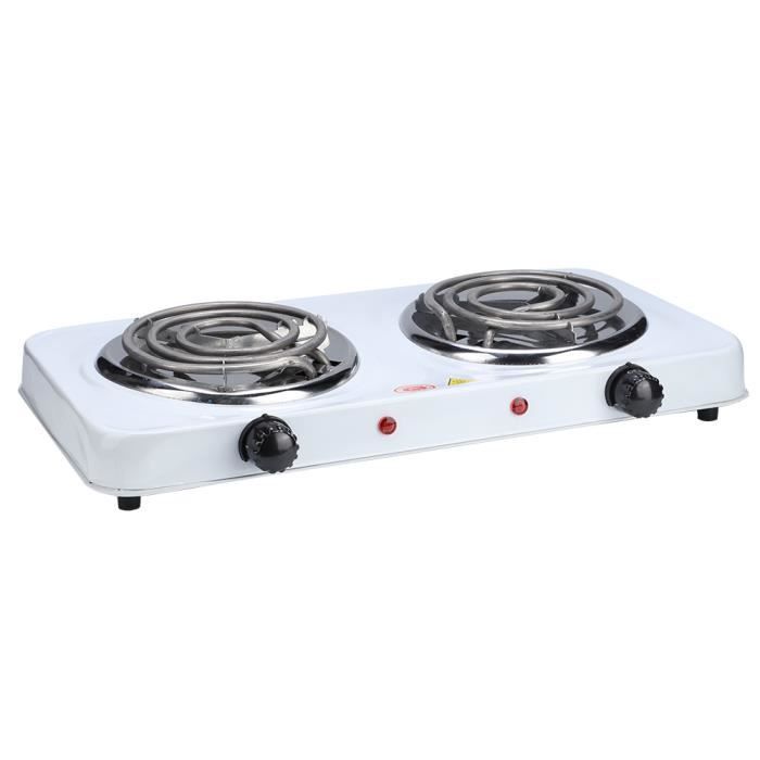 Cuisinière électrique - YID - Portable - 2000 Watt - Température variable - 2 brûleurs indépendants