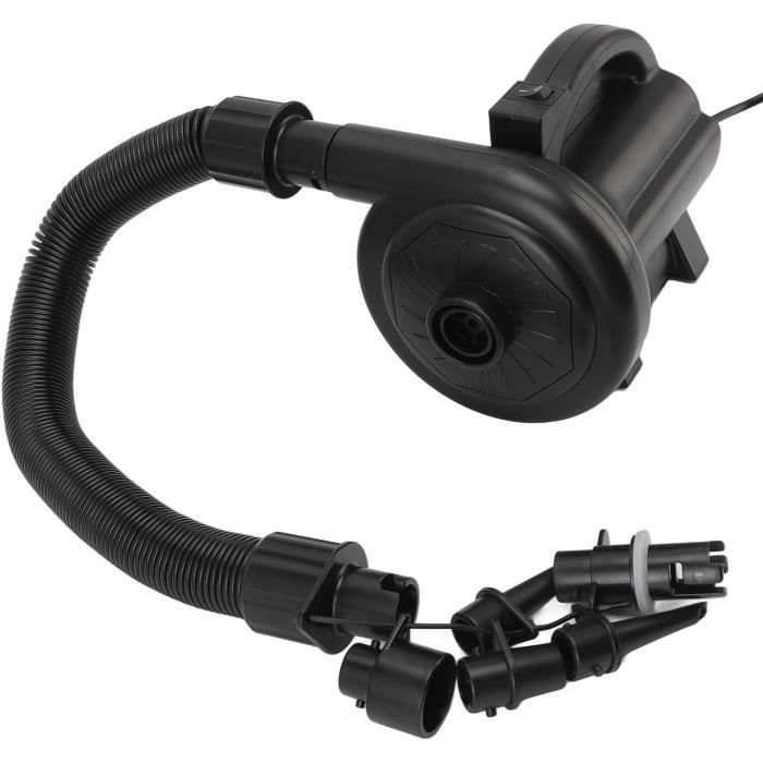 Pompe à Air Électrique 600W - Gonfleur Dégonfleur Avec 4 Becs Pour Matelas Et Piscine
