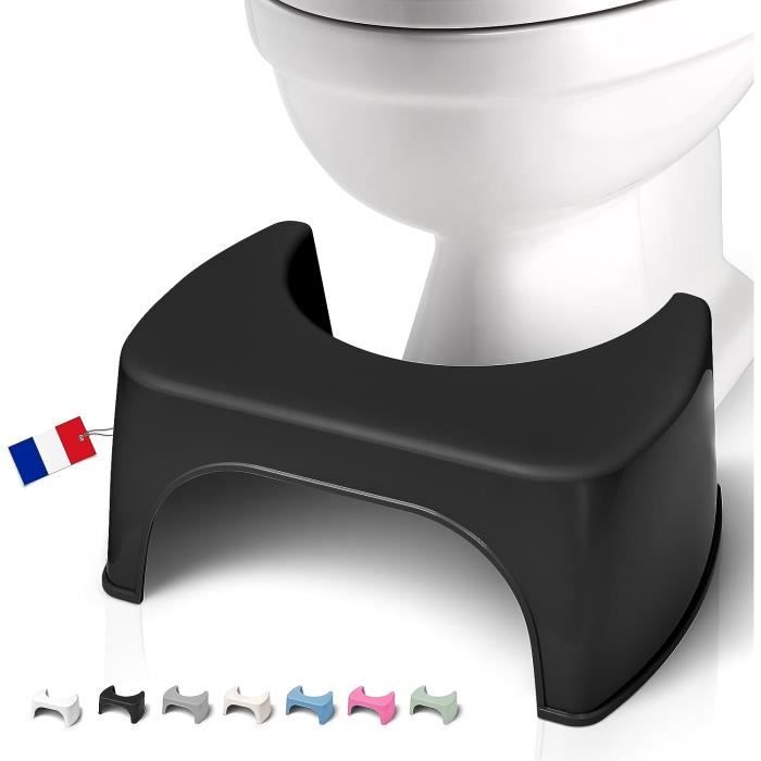 Tabouret De Toilette Physiologique - Marchepied Ergonomique Pour Salle De Bain, Anti-Constipation, Pliable