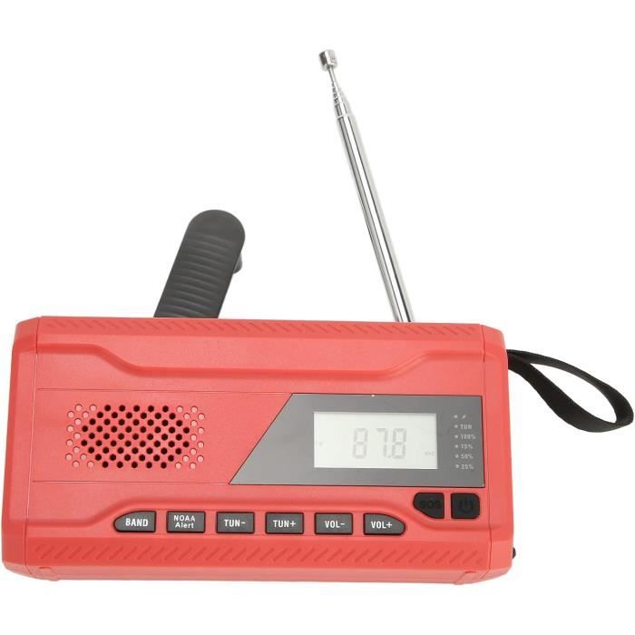 QID-radio AM/FM Mini radios portables Récepteur FM/MW/SW avec réveil numérique Récepteur radio