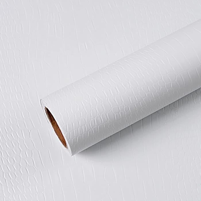 Rouleau Adhesif Pour Meuble Imitation Bois Bleu 40Cmx5M Papier Peint