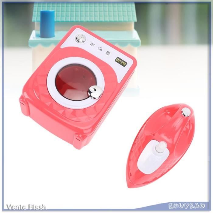 Jouet Laveuse & Sèche-linge Barbie World Spinning - Vintage Années 2000, Accessoires Lessive Inclus