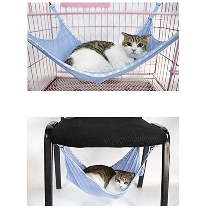 Vococal Hamac Pour Chat Chien Animaux De Compagnie Cage Chaise Lit Balancoire Il Maison Doux Et Maille Confortable Permeabilite Cdiscount