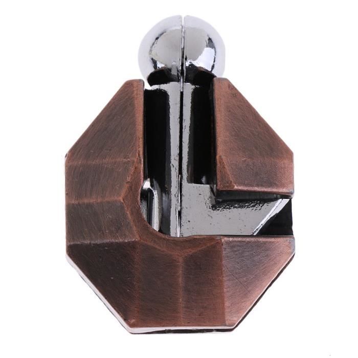 CasseTête en Métal Brain Teaser Puzzle Jeux de Patience Jouet Éducatif