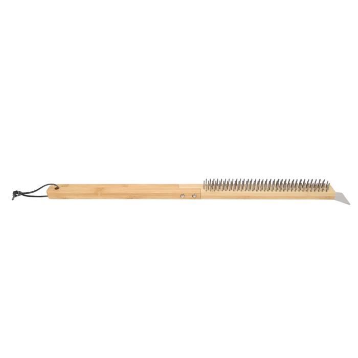 Brosse De Nettoyage Pour Arbitre De Baseball/softball ZETT BLL2233 - Longue, Noire, Fabriquée Au Japon