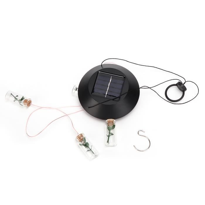 Radiomètre Solaire Crookes – Jaune – Verre – 14 X 7,5 Cm – Décoration De Bureau – Tourne Au Soleil – Dès 14 Ans