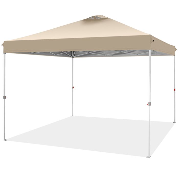 Tonnelle Pop-Up Tonnelle Pliante 3x3m Imperméable et Protection UV pour Exterieur Plage Terrasse Camping - Kaki