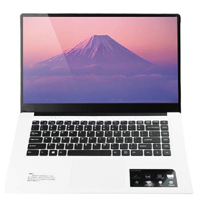 Ultrabook Windows 11 PC Ordinateur Portable 15.6 Pouces Quad Core 1.92 Ghz Blanc ROM 128 Go YONIS