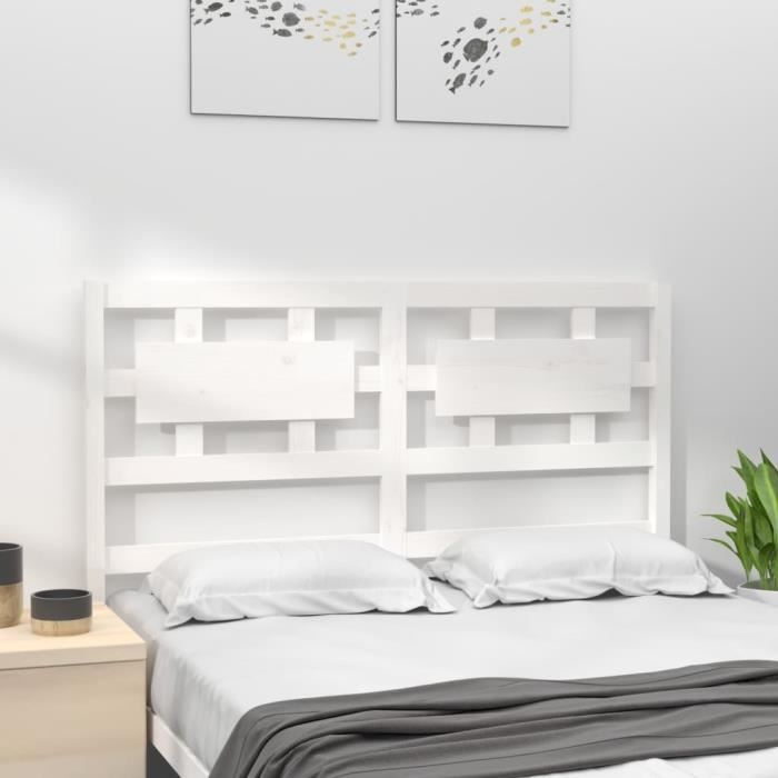 Tete De Lit Blanche 140