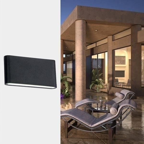 Applique murale LED 12W moderne pour cloison Luminaire rond sécurisé et Applique murale LED 12W moderne pour cloison Luminaire rond sécurisé et