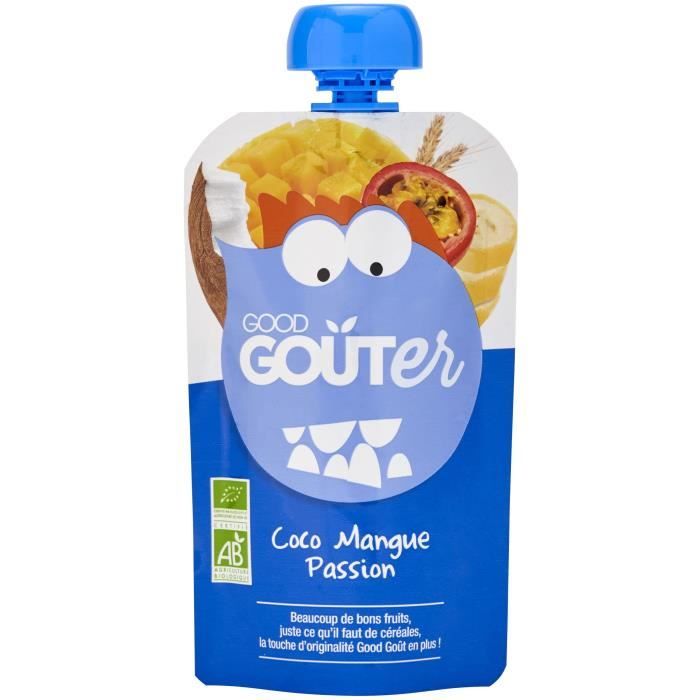 GOOD GOUT Gourde Coco Mangue Passion 120g Achat / Vente compote dessert fruité GOOD GOUT