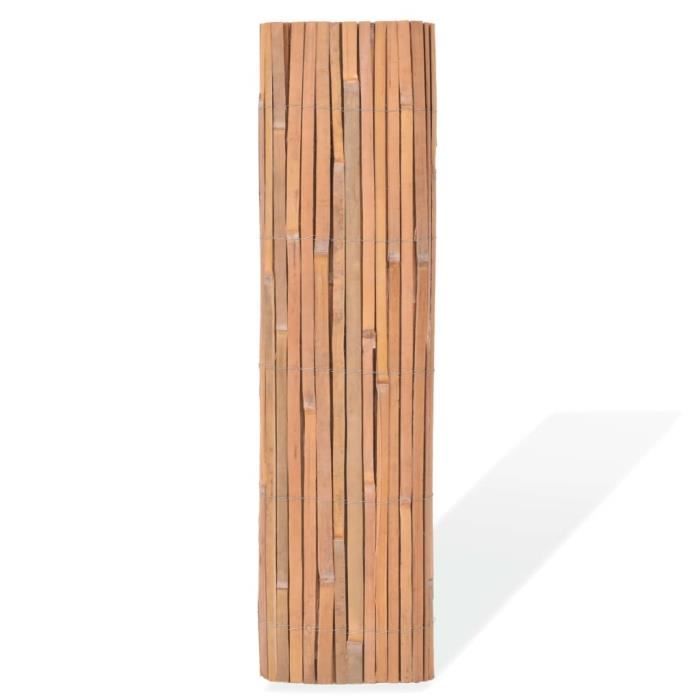 Yuehuuroom Clôture en bambou 100 x 400 cm 112314