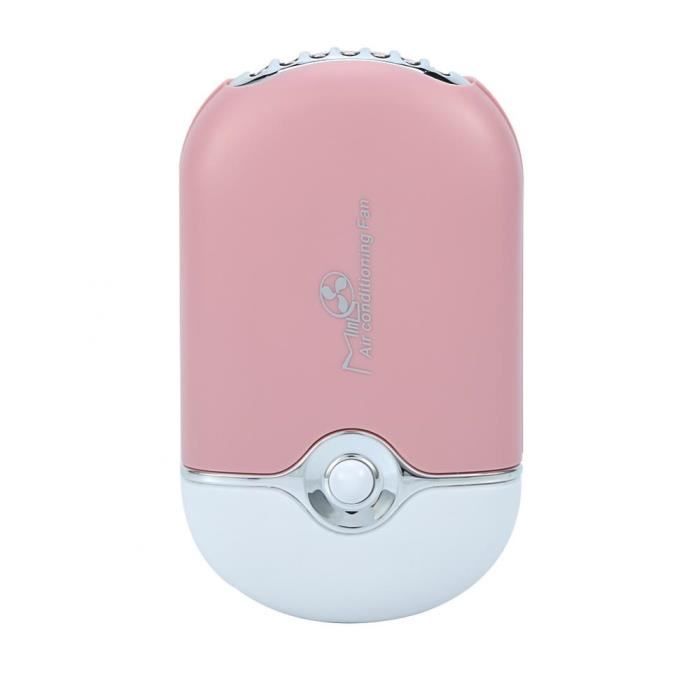Mini Ventilateur USB Rose Pour Séchage Des Extensions De Cils - Portable, Avec Batterie 400 MAh, Soufflerie Fraîche Humidifiée