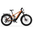 Batteria per bici elettrica Dukawey Siertip8 52V 20Ah 1000W motore brushless FAT BIKE - Arancione_voghion.com