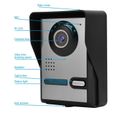 EJ.life Interphone vidéo 7 pouces LCD vidéo porte téléphone sonnette interphone caméra moniteur système de sécurité à-1