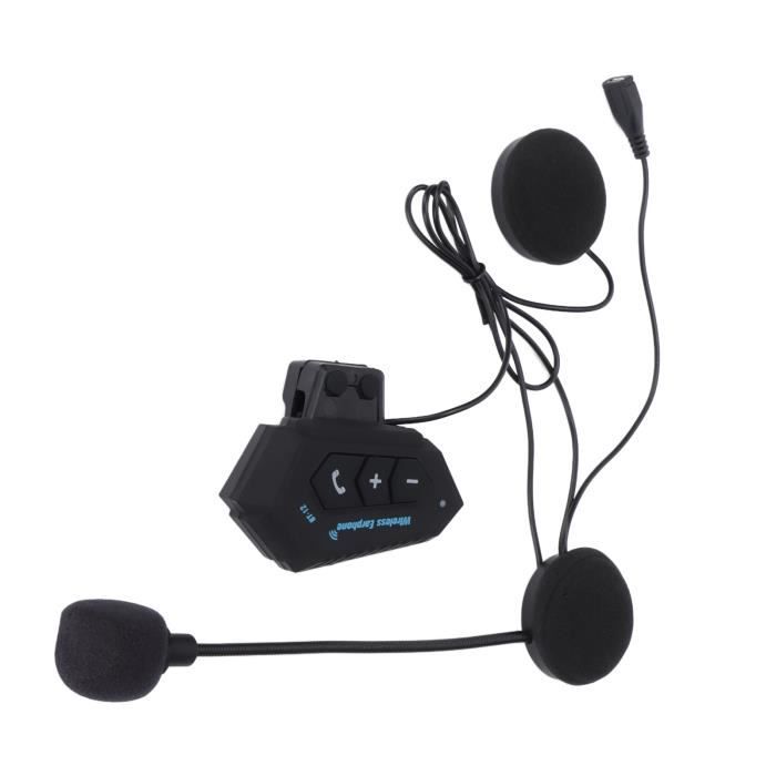 Casque Bluetooth Moto BEYI A10 - Interphone 5.0 Mains Libres Musique Appels